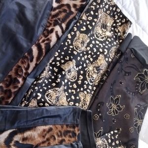 3 custom made leggings